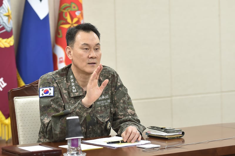 김명수 한국 합동참모본부 의장