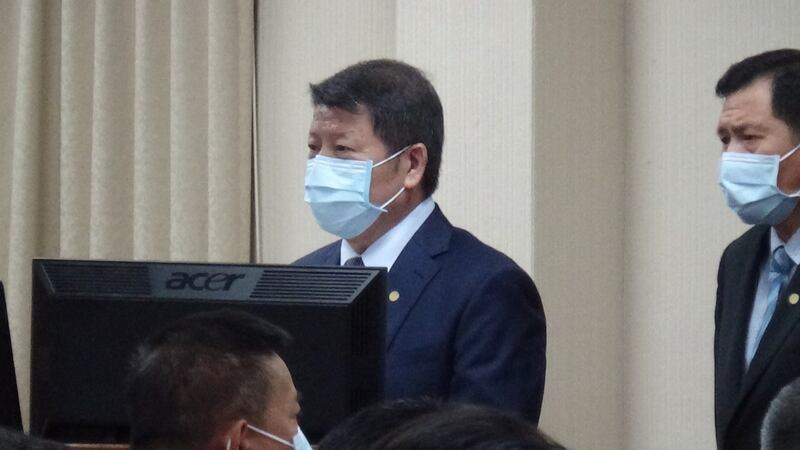 台湾国防部副部长张哲平。(记者夏小华摄)