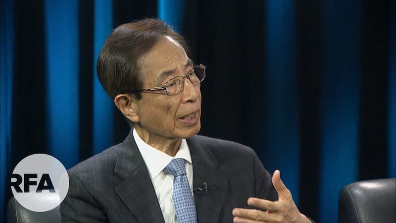 2019年5月13日,香港民主党创党主席李柱铭接受本台采访。(粤语部提供)