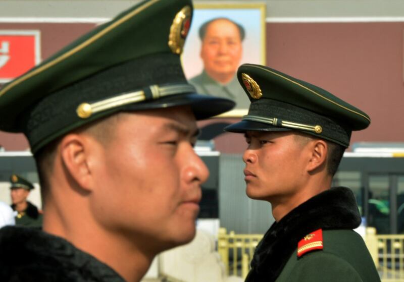 གནམ་བདེ་སྒོ་མོའི་མདུན་ཐང་། AFP