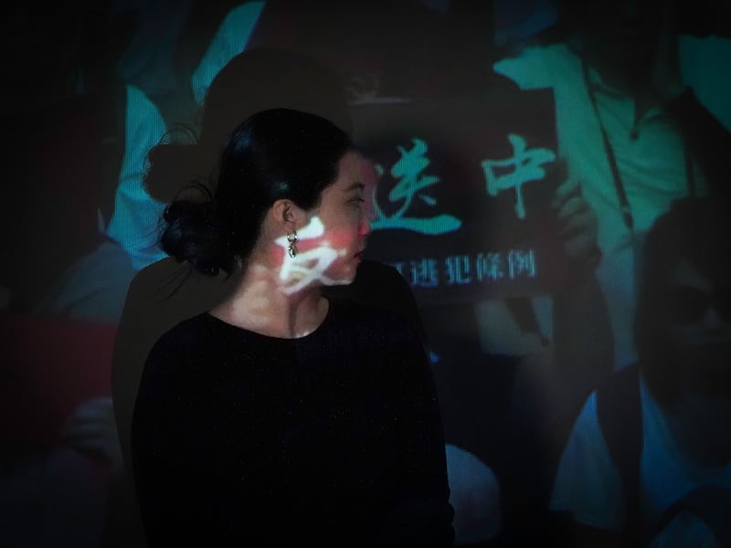 郭鳳儀說,無悔為香港民主運動所做的事。(RFA圖片).JPG