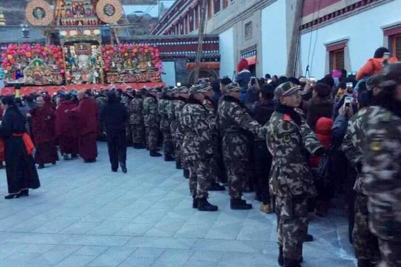 རྗེ་སྐུ་འབུམ་དགོན་པའི་བཅོ་ལྔ་མཆོད་པའི་སྐབས། ༢༠༡༦།༢།༢༢
