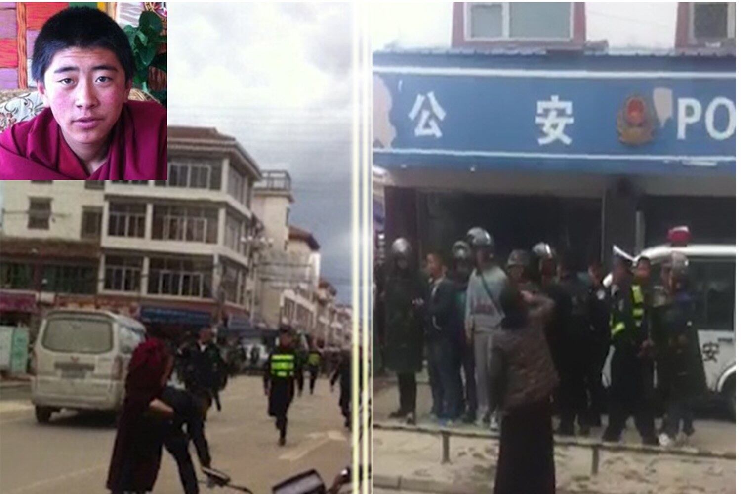 མདོ་སྨད་རྔ་བ་རྫོང་མཁར་ནས་བོད་དོན་སྐད་འབོད་གནང་མཁན་བློ་བཟང་སྐལ་བཟང་། ༢༠༡༥།༩།༧