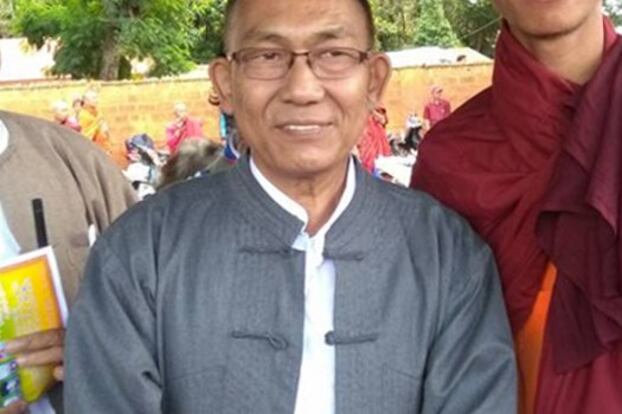 စာရေးဆရာ မောင်သွေးချွန် ကို တွေ့ရစဉ်