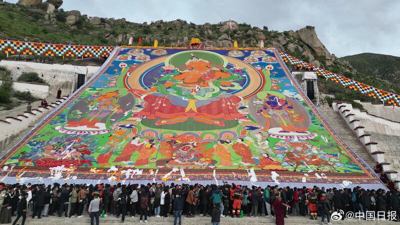 Celebrations for the annual Shoton Festival, or Yogurt Festival, began in Lhasa, Tibet4.JPG