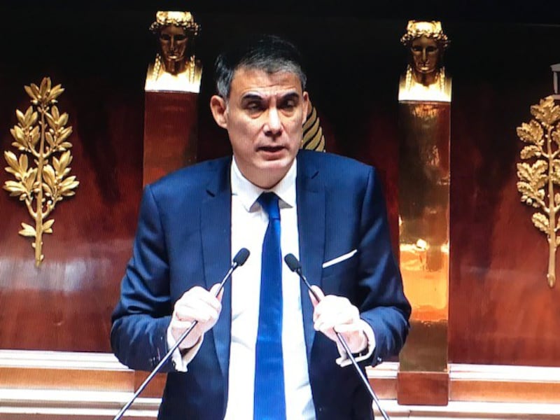 社会党第一书记福尔(Olivier Faure)认为法国必须“打破沉默”。(蔡凌摄影)