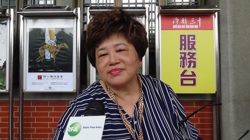 台北市甘丹东顶显密佛学研修协会创会会长刘金钗。(记者夏小华摄)