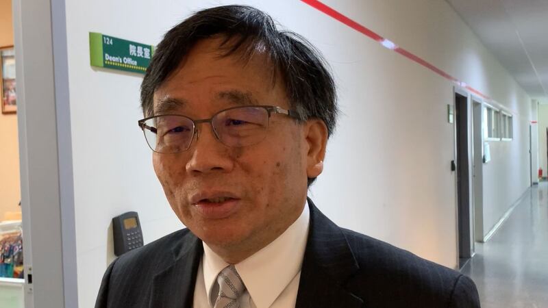 台大公卫学院副院长陈秀熙。(记者夏小华摄)