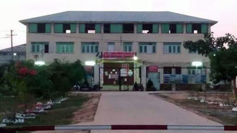 ပဲခူးတိုင်း၊ ဒိုက်ဦးဗဟိုအကျဉ်းထောင်ကို တွေ့ရစဉ်။ (Photo: Citizen Journalist)