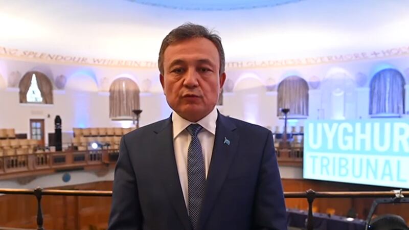 “世维会”主席多里坤·艾沙(Dolkun Isa)就裁决发表声明(视频截图)