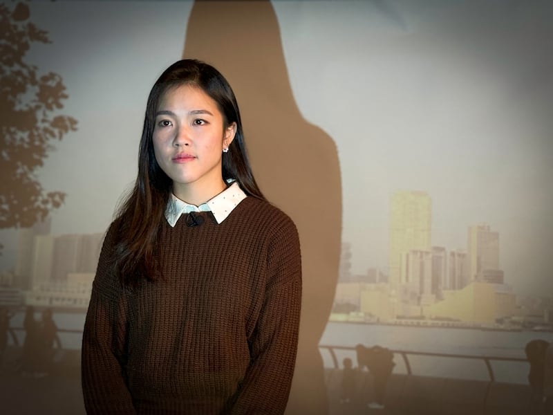 許穎婷說:「重踏香港的土地是我奮鬥的目標之一。」(RFA圖片).jpg