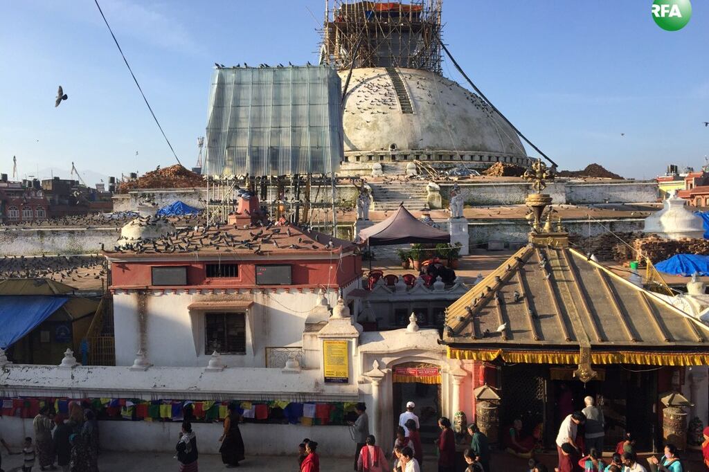 ས་ཡོམ་གོད་ཆག་རྗེས་ཀྱི་བལ་ཡུལ་གྱི་མཆོད་རྟེན་བྱ་རུང་ཁ་ཤོར། ༢༠༡༥།༩།༡༨