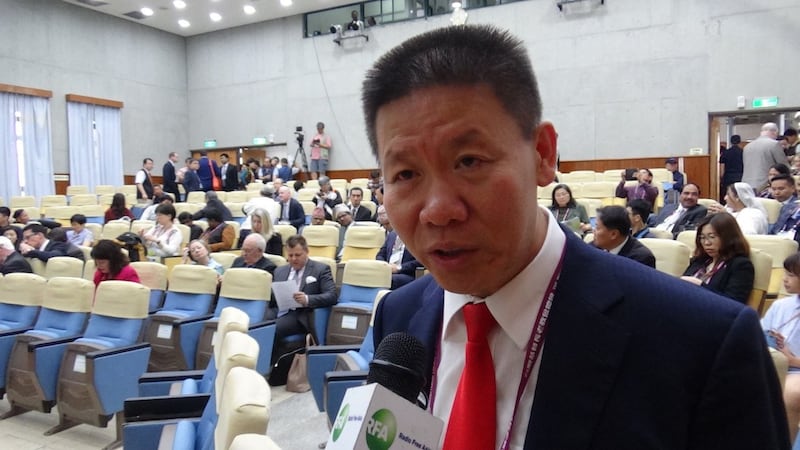 对华援助协会创办人傅希秋牧师。(记者夏小华摄、资料照)