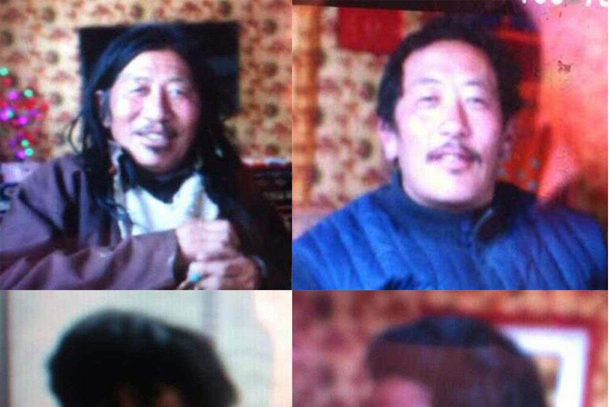 རིམ་པ་ལྟར་འཇུ་བཟུང་བྱས་བའི་བོད་མི་ཐུབ་དགའ་དང་། སྐྱ་མོ། འཇམ་དབྱངས། དགའ་བདེ་བཅས་ཀྱི་ཉེ་པར།