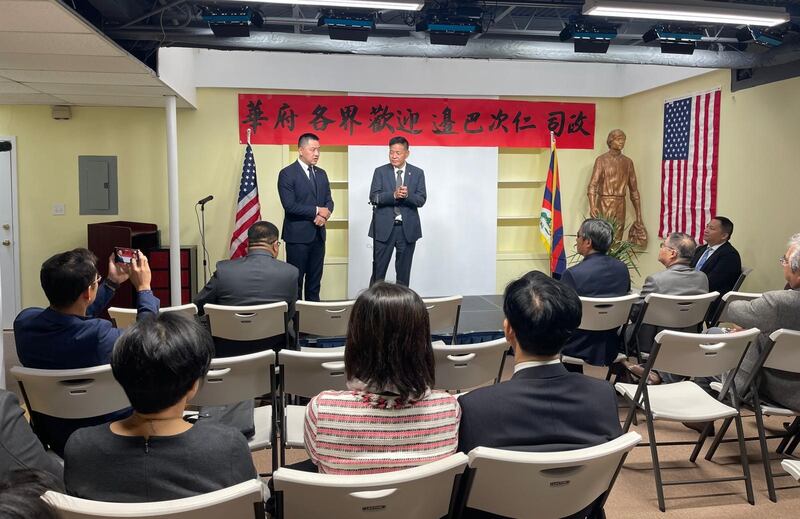 Sikyong Penpa Tsering in an interaction with Chinese Human Rights advocate (2).JPG