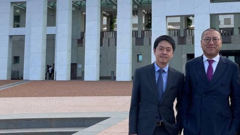 许智峯表示,加入政党有助澳港连结,提高当地政界对香港议题的关注。(受访者提供)