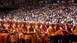༸གོང་ས་མཆོག་ནས་ཐེ་དབན་དུ་བསྔོ་སྨོན་བསྩལ་གནང་བ།