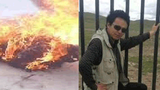 འབྲི་རུ་དགུ་འགྲུབ་ནས་རང་ལུས་མེར་བསྲེགས།
