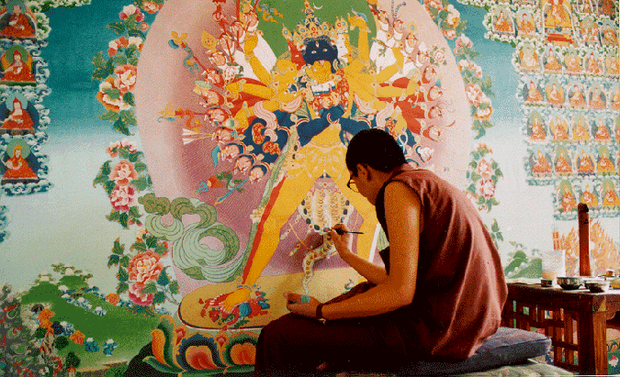 བོད་འདི་ལ་རི་མོ་འབྲི་བའི་སྲོལ་བྱུང་བ་ནས་བར་དུ་འཕེལ་རྒྱས་བྱུང་སྟངས་ཀྱི་ངོ་སྤྲོད་སྙིང་བསྡུས།