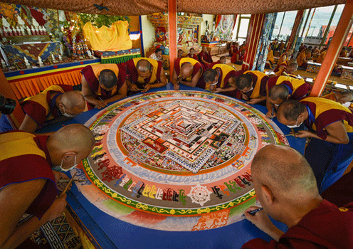 དཔལ་དུས་ཀྱི་འཁོར་ལོའི་དབང་ཆེན་གྱི་དཀྱིལ་འཁོར།
