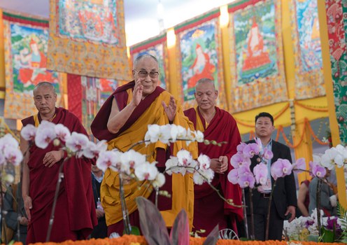 ༧གོང་ས་མཆོག་གིས་རྒྱ་གར་རྡོ་རྗེ་གདན་དུ་དུས་དབང་ཐེངས་སོ་བཞི་བ་བསྩལ་གནང་སྐབས། ༢༠༡༧།༡།