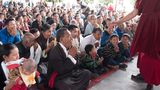 ནོར་རྒྱས་གླིང་བོད་མིར་བཀའ་སློབ་སྩལ་བ།