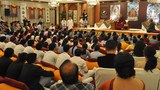༸གོང་ས་མཆོག་ནས་རྒྱ་གར་སློབ་མ་༥༠༠ལྷག་ལ་བཟང་སྤྱོད་དང་བྱམས་སྙིང་རྗེ་སྐོར་བཀའ་སློབ།