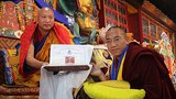 དཔལ་གཤེན་བསྟན་སྨན་རི་གླིང་དགོན་དུ་དགེ་བཤེས་མཚན་རྟགས་འབུལ་བཞེས་ཀྱི་མཛད་སྒོ།