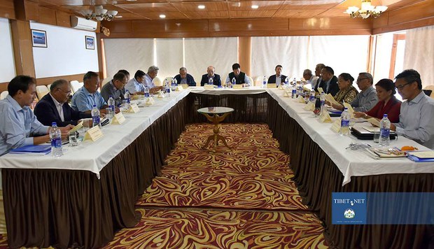 བོད་རྒྱ་ཞི་མོལ་ལས་དོན་ཚོགས་ཆུང་གི་ལྷན་ཚོགས་དབུ་འཛུགས་གནང་བ།