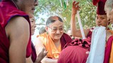 དཔལ་ས་སྐྱ་༧གོང་མ་ཁྲི་ཆེན་མཆོག་དགུང་གྲངས་༧༤ལ་ཕེབས་པ།
