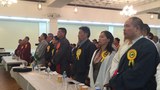 གསེར་གྱི་གཟེངས་རྟགས་ཕུལ་ནས་ལོ་༩འཁོར་བ།