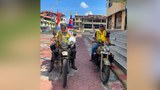 བོད་དོན་དྲིལ་བསྒྲགས་ཆེད་རྒྱ་གར་ལྷོ་ཕྱོགས་ནས་ལ་དྭགས་བར་སྦག་སྦག་བསྐོར་བསྐྱོད་ཀྱི་ལས་འགུལ་སྤེལ་བ།