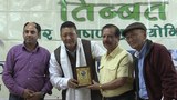 རྒྱ་གར་སློབ་ཕྲུག་བར་བོད་དོན་དང་འབྲེལ་བའི་གཏམ་བཤད་འགྲན་བསྡུར།