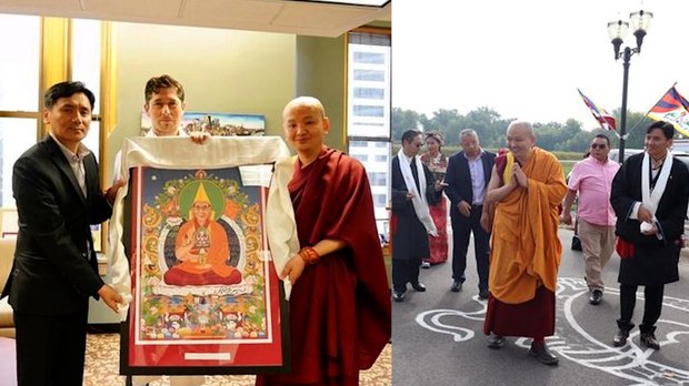 ༧སྐྱབས་རྗེ་ཀུན་བདེ་གླིང་རིན་པོ་ཆེ་མཆོག་གིས་ཨ་རིའི་མི་ནི་སོ་ཊའི་གྲོང་ཁྱེར་སྤྱི་ཁྱབ་པ་དང་མཇལ་མོལ།