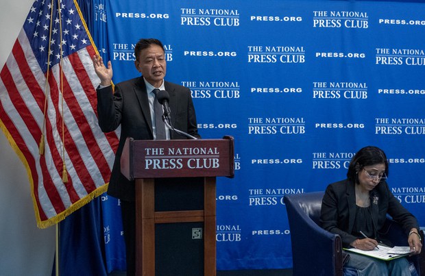 སྲིད་སྐྱོང་མཆོག་ནས་ཨ་རིའི་རྒྱལ་ཡོངས་གསར་འགོད་མཐུན་ཚོགས་སུ་གཏམ་བཤད།