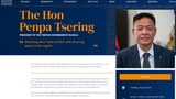 ཨོ་གླིང་དུ་སྲིད་སྲིད་སྐྱོང་སྤེན་པ་ཚེ་རིང་མཆོག་གི་གཏམ་བཤད་ཀྱི་ལས་རིམ་ལ་རྒྱ་ནག་གཞུང་གིས་དགག་པ་བརྒྱབ་འདུག