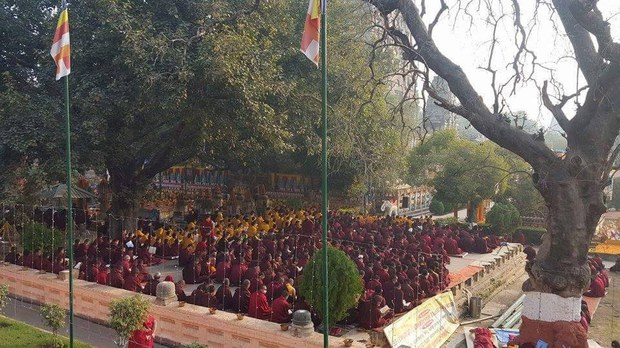 རྒྱ་གར་རྡོ་རྗེ་གདན་དུ་རྙིང་མའི་སྨོན་ལམ་ཆེན་པོ་དབུ་འཛུགས།