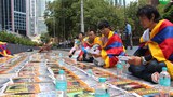 བོད་ཀྱི་ལོ་གསར་ཚེས་གཅིག་ཉིན་ཨོ་སུ་ཁྲི་ལི་ཡར་ཟས་བཅད་ལས་འགུལ་སྤེལ་སྐབས། ༢༠༡༦།༢།༩