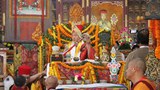 དཔལ་ས་སྐྱའི་འཁོན་གདུང་གོང་མ་ཛྙ་ན་བཛྲ་རིན་པོ་ཆེ་མཆོག་དཔལ་ས་སྐྱའི་ཁྲི་འཛིན་ཞེ་གསུམ་པའི་མཚན་གནས་དང་གསེར་ཁྲིར་མངའ་གསོལ་གནང་བ།