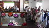 སྦེ་ལ་ཀོ་པི་ལུགས་བསམ་གཞི་གྲོང་ལྔ་དྲུག་གཉིས་ཀྱི་མི་མང་རྣམས་ནས་༧གོང་ས་སྐྱབས་མགོན་ཆེན་པོ་མཆོག་གི་ཕྱག་རྗེས་ལ་མཇལ་ཁ་ཞུས་པ།