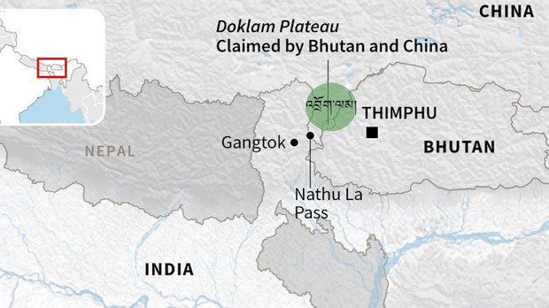 རྒྱ་ནག་གིས་འབྲོག་ལམ་ས་མཚམས་སུ་ཕུག་ལམ་རྒྱ་བསྐྱེད་བཏང་བའི་གནས་ཚུལ།