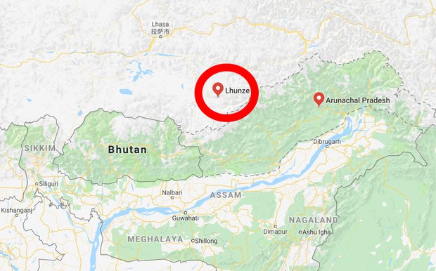 རྒྱ་གཞུང་གིས་ལྷུན་རྩེ་རྫོང་དུ་གཏེར་ཁ་སྔོག་བ་ནི་རྒྱ་གར་ལ་ཁ་གཏད་གདོང་ལེན་གྱི་ཐབས་བྱུས་ཤིག་རེད།