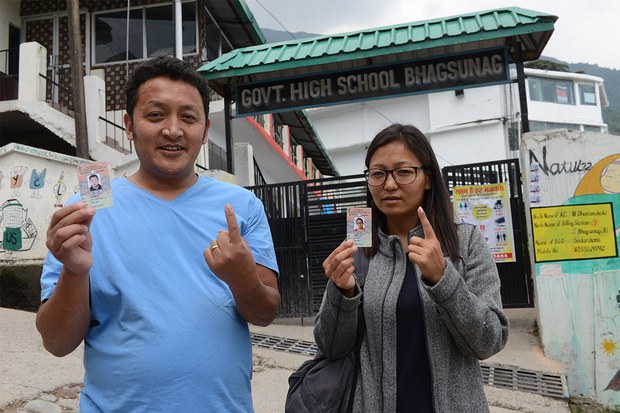 བོད་མི་ཚོས་རྒྱ་གར་འོས་བསྡུའི་ནང་ཆ་ཤས་ལེན་པའི་གནས་སྟངས།