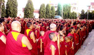 རྒྱ་གར་ལྷོ་ཕྱོགས་སུ་གདུང་སེམས་མཉམ་སྐྱེའི་ལས་འགུལ།