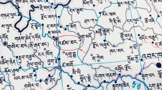 འཛམ་ཐང་ཕྱོགས་ཀྱི་ས་ཁྲ། 