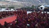 བོད་མདོ་སྨད་ཧོར་གཙང་ཀིརྟི་དགོན་དུ་ཀིརྟི་ཚང་གི་དགུན་ཆོས་ཆེན་མོ་ཐེངས་བཅུ་གཉིས་པ་འཚོགས་བཞིན་པ།
