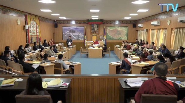 བོད་ཀྱི་ཁོར་ཡུག་གི་ཛ་དྲག་གནས་སྟངས་ཐད་གྲོས་ཆོད་དོན་ཚན་ལྔ་སྤྱི་མོས་ཐོག་བཞག་གནང་སོང་།