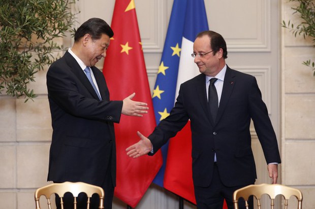 ཧྥ་རན་སིའི་སྲིད་འཛིན་Francois Hollande དང་རྒྱ་ནག་གི་སྲིད་འཛིན་ཞི་ཅིན་ཕུན་རྣམ་གཉིས། ༢༠༡༤།༣།༢༦ ཧྥ་རན་སིའི་སྲིད་འཛིན་Francois Hollande དང་རྒྱ་ནག་གི་སྲིད་འཛིན་ཞི་ཅིན་ཕུན་རྣམ་གཉིས། ༢༠༡༤།༣།༢༦