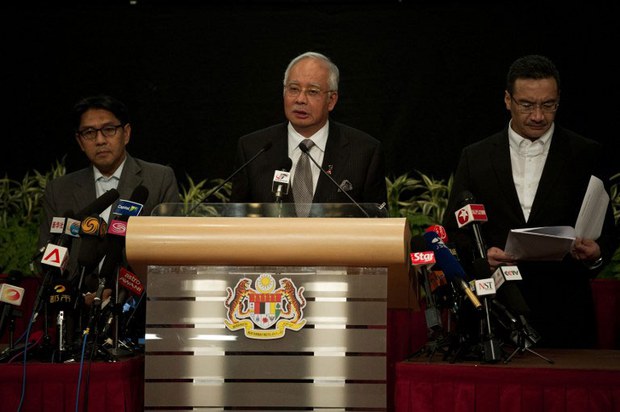 མཱ་ལེ་ཤི་ཡའི་སྲིད་བློན་Najib Razak མཆོག་གིས་གནམ་གྲུའི་སྐོར་ཡོངས་བསྒྲགས་གནང་བཞིན་པ། ༢༠༡༤།༣།༢༤ མཱ་ལེ་ཤི་ཡའི་སྲིད་བློན་Najib Razak མཆོག་གིས་གནམ་གྲུའི་སྐོར་ཡོངས་བསྒྲགས་གནང་བཞིན་པ། ༢༠༡༤།༣།༢༤
