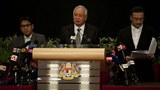 མཱ་ལེ་ཤི་ཡའི་སྲིད་བློན་Najib Razak མཆོག་གིས་གནམ་གྲུའི་སྐོར་ཡོངས་བསྒྲགས་གནང་བཞིན་པ། ༢༠༡༤།༣།༢༤